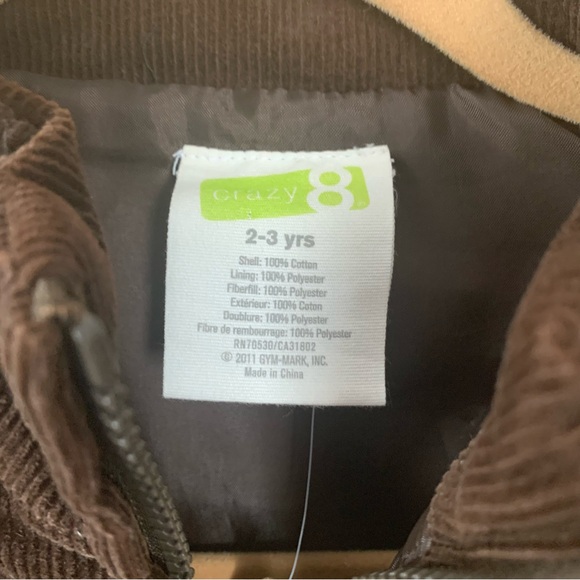 NWT corduroy puffer vest - Picture 2 of 3